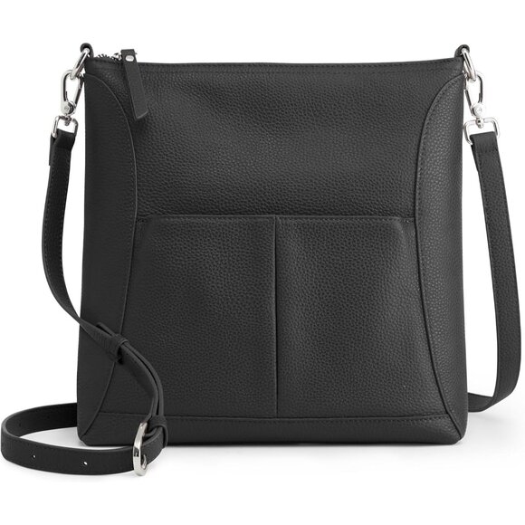Leather Crossbody Bags Women RFID Blocking Travel Purse Designer Shoulder Adjust